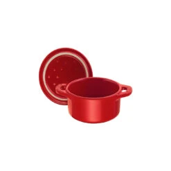 Staub Mini Cocotte 10 Cm, Rond(e), Cerise, Céramique -Staub Soldes Boutique 40510 785 0 6