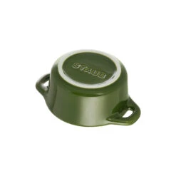 Staub Mini Cocotte 10 Cm, Rond(e), Basilic, Céramique -Staub Soldes Boutique 40510 787 0 5