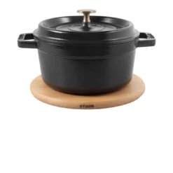 Staub Dessous-de-plat Magnétique 16 Cm, Rond(e), Hêtre -Staub Soldes Boutique 40511 078 0 000000877