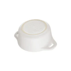 Staub Mini Cocotte 10 Cm, Rond(e), Blanc Pur, Céramique -Staub Soldes Boutique 40511 083 0 5
