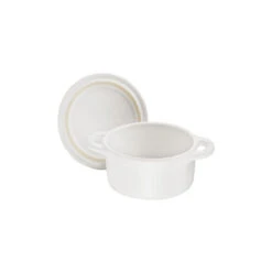 Staub Mini Cocotte 10 Cm, Rond(e), Blanc Pur, Céramique -Staub Soldes Boutique 40511 083 0 6