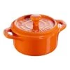 Staub Mini Cocotte 10 Cm, Rond(e), Orange, Céramique 1 Staub Mini Cocotte 10 Cm, Rond(e), Orange, Céramique -Staub Soldes Boutique 40511 085 0 1
