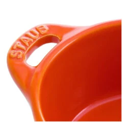 Staub Mini Cocotte 10 Cm, Rond(e), Orange, Céramique -Staub Soldes Boutique 40511 085 0 4