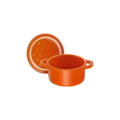 Staub Mini Cocotte 10 Cm, Rond(e), Orange, Céramique -Staub Soldes Boutique 40511 085 0 6
