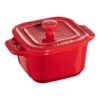 Staub Ensemble De Cocottes Avec Couvercle 2-pcs, Carré(e), Cerise, Céramique -Staub Soldes Boutique 40511 098 0 2