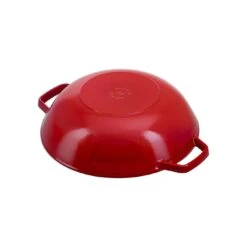 Staub Wok Avec Couvercle En Verre 30 Cm, Fonte -Staub Soldes Boutique 40511 345 0 4