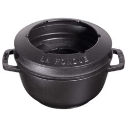 Staub Service à Fondue 18 Cm, Noir -Staub Soldes Boutique 40511 971 0 1