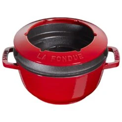 Staub Service à Fondue 18 Cm, Cerise -Staub Soldes Boutique 40511 974 0 4