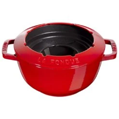 Staub Service à Fondue 20 Cm, Cerise -Staub Soldes Boutique 40511 975 0 2