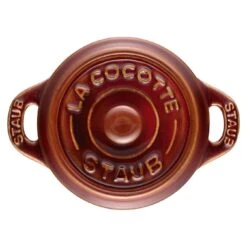 Staub Mini Cocotte 10 Cm, Rond(e), Cuivre Antique, Céramique -Staub Soldes Boutique 40511 999 0 4
