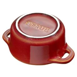 Staub Mini Cocotte 10 Cm, Rond(e), Cuivre Antique, Céramique -Staub Soldes Boutique 40511 999 0 5