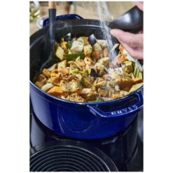 Staub Cocotte 28 Cm, Rond(e), Bleu Intense, Fonte 13 Staub Cocotte 28 Cm, Rond(e), Bleu Intense, Fonte -Staub Soldes Boutique 424418292