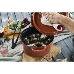 Staub Cocotte 28 Cm, Rond(e), Cannelle, Fonte -Staub Soldes Boutique 424418892