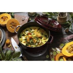 Staub Cocotte 26 Cm, Rond(e), Grenadine, Fonte -Staub Soldes Boutique 424422049