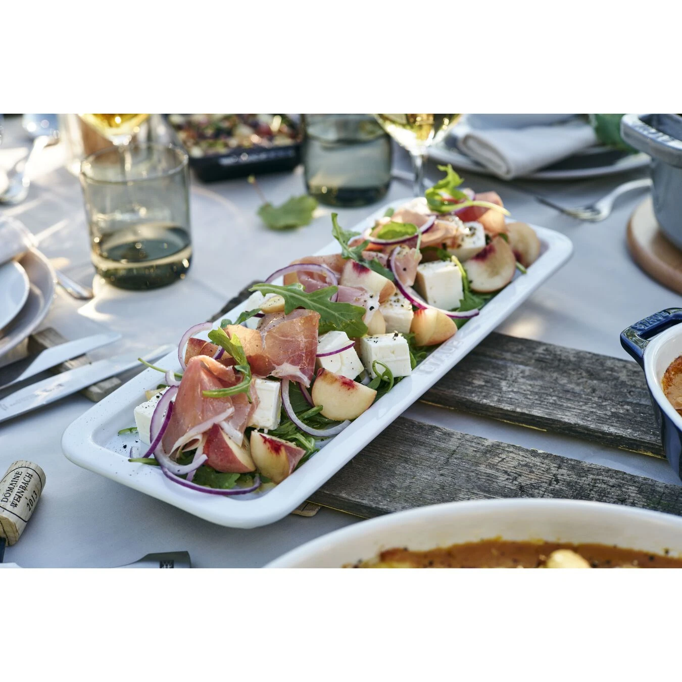 Staub Assiette 36 Cm X 14 Cm, Céramique, Blanc Pur 4 Staub Assiette 36 Cm X 14 Cm, Céramique, Blanc Pur – Image 2