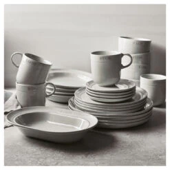 Staub Assiette 25 Cm, Céramique, Truffe Blanche -Staub Soldes Boutique 750050886