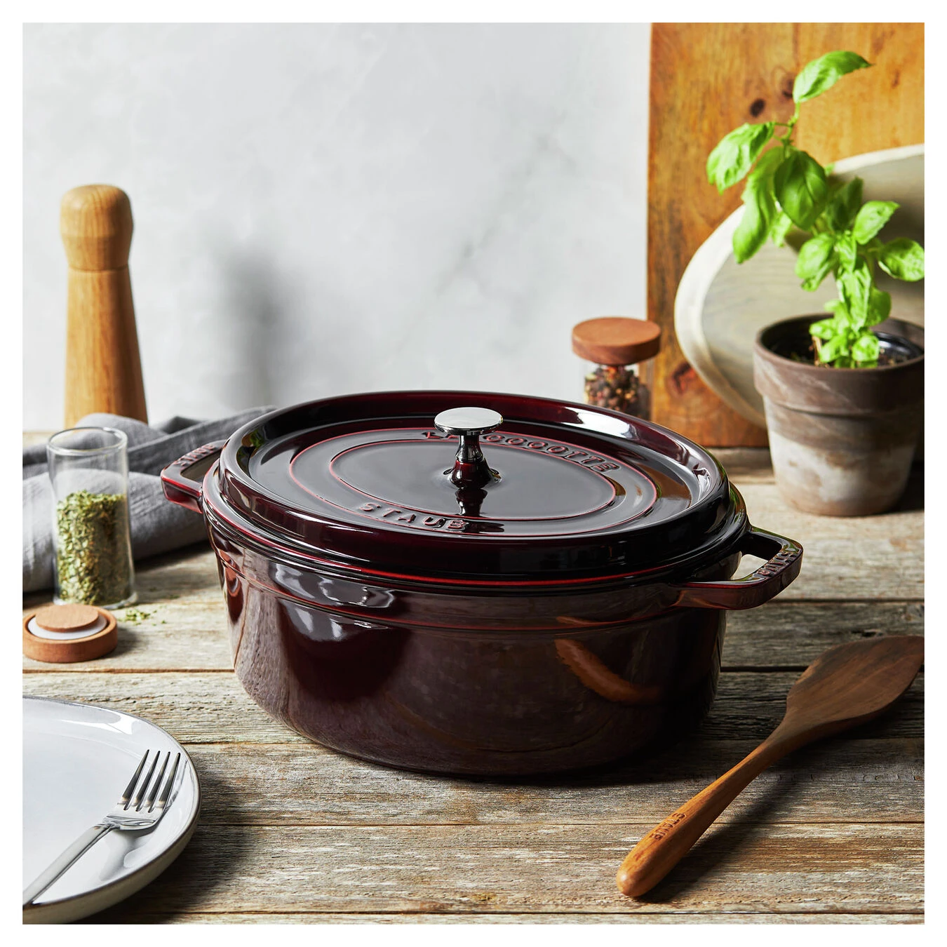 Staub Cocotte 31 Cm, Ovale, Grenadine, Fonte 7 Staub Cocotte 31 Cm, Ovale, Grenadine, Fonte â Image 5
